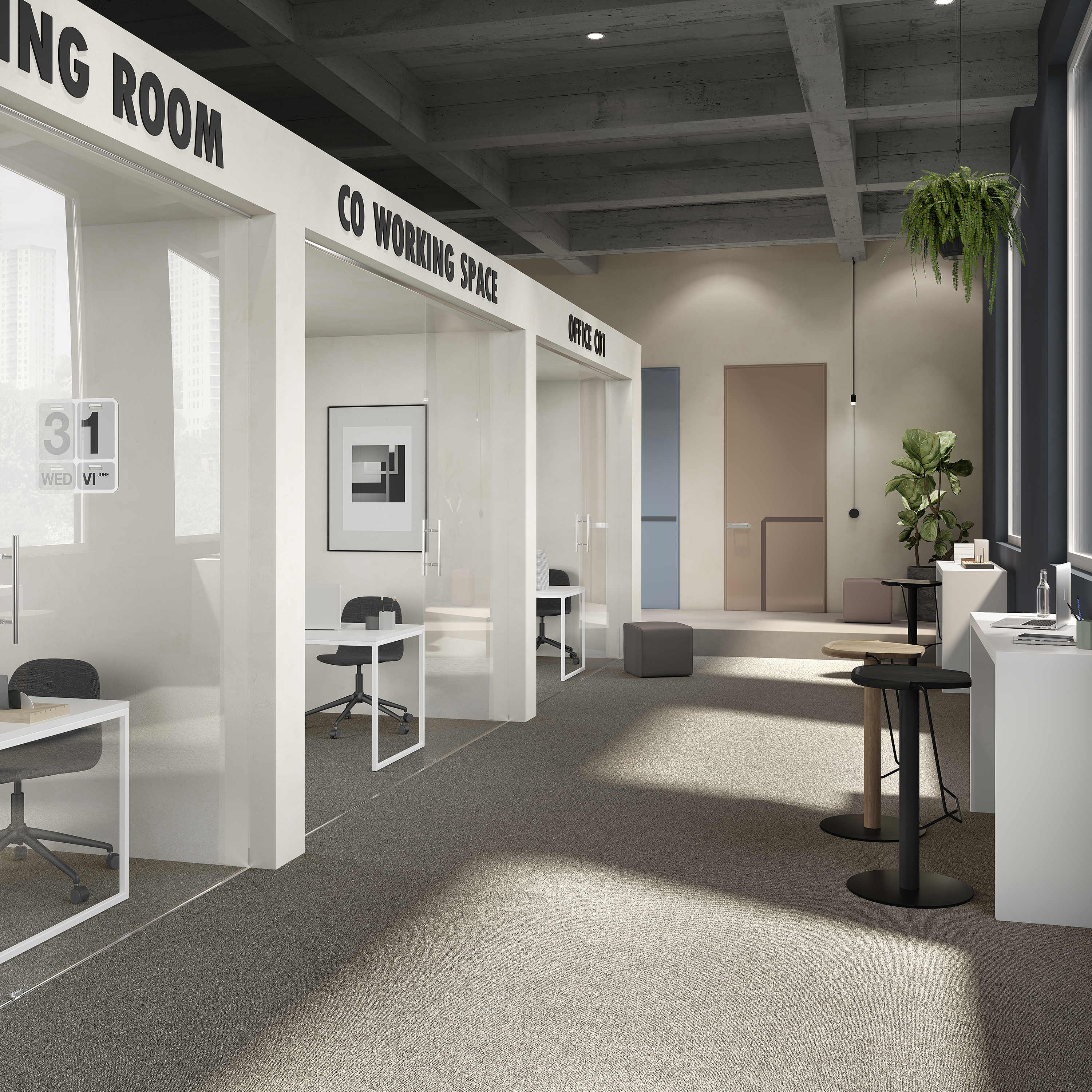 Ковровая плитка Medusa Tile 40 (500*500*5 мм) — купить в Белгороде