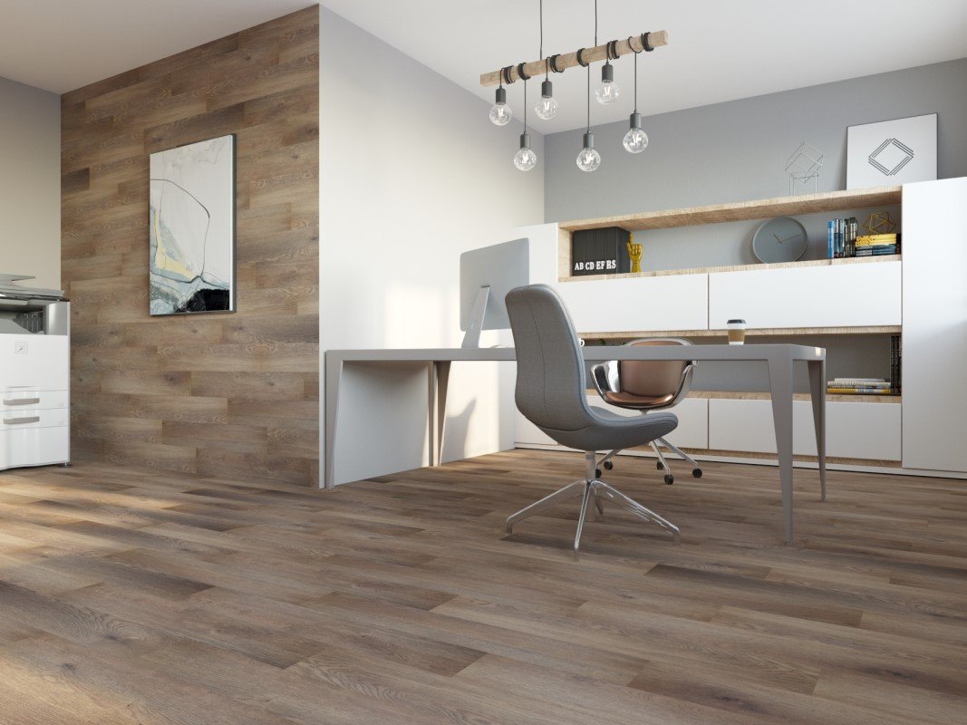 Замковая ПВХ плитка "Art Tile" Дуб Террас (920*150*4 мм) — купить в Белгороде