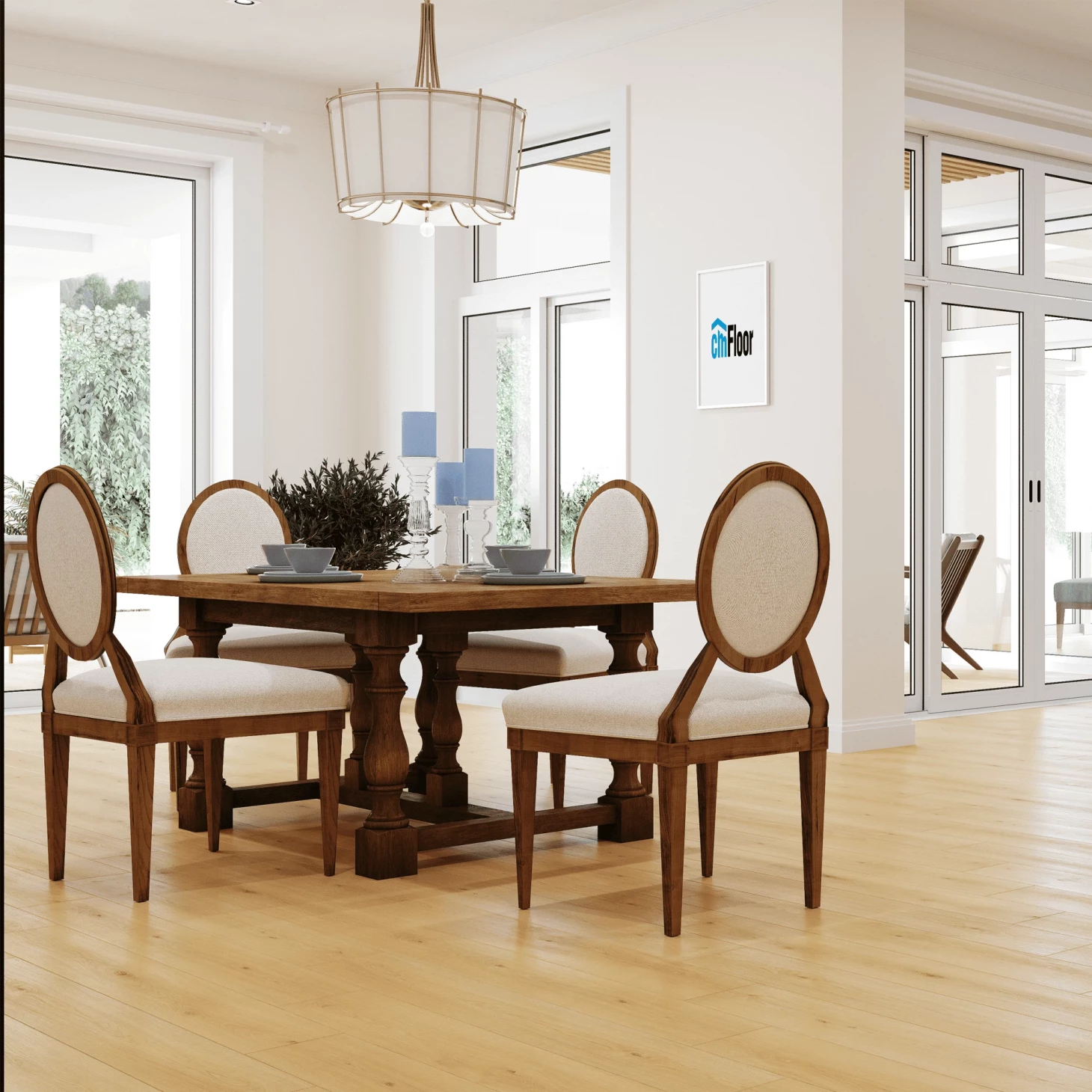 SPC плитка для пола Дуб Орегон (1220*180*4 мм) — купить в Белгороде