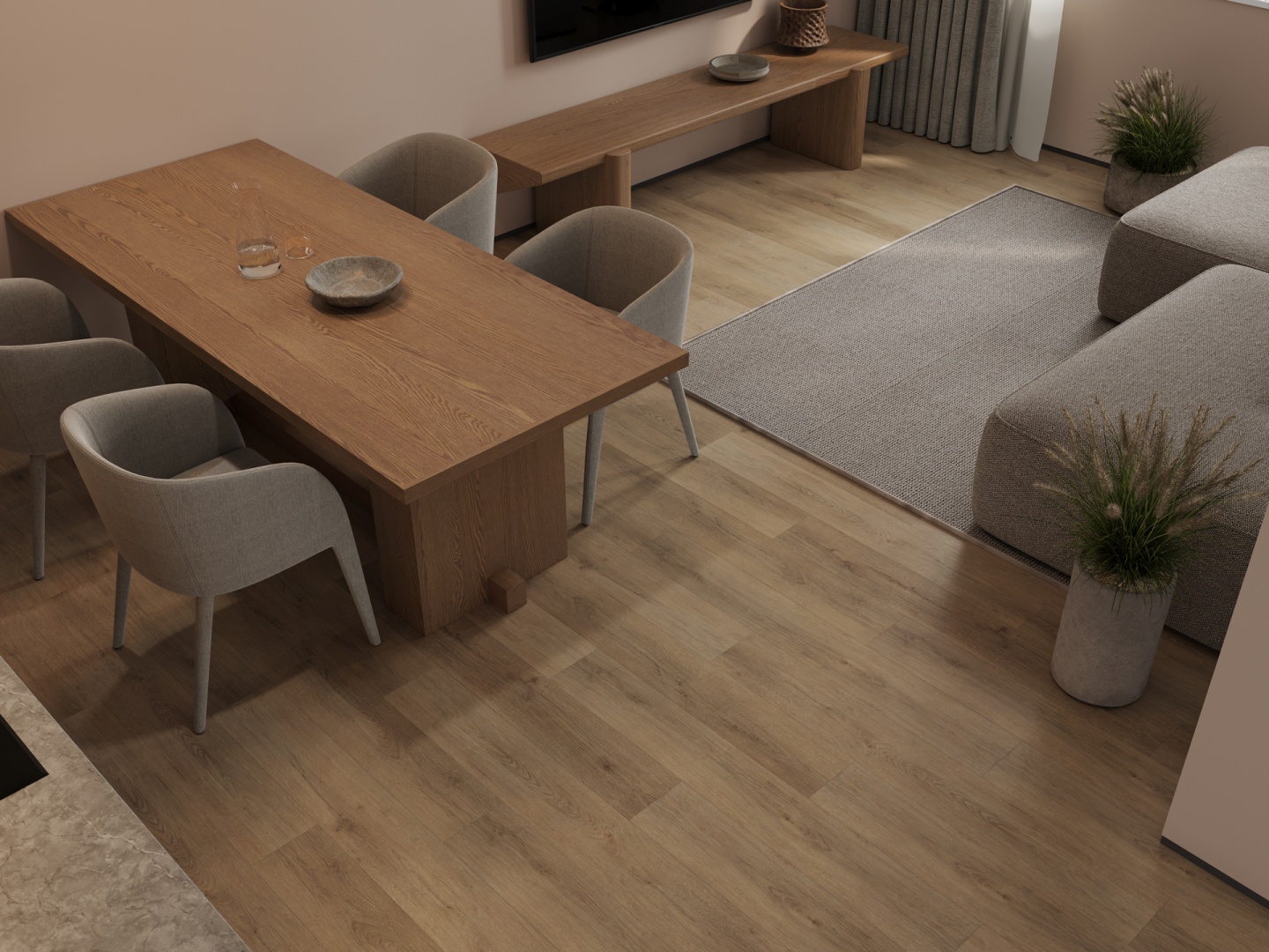 Кварцвиниловая плитка LVT "Alpine Floor" ДУБ РЕЙСДАЛ (1219*184*3 мм) — купить в Белгороде