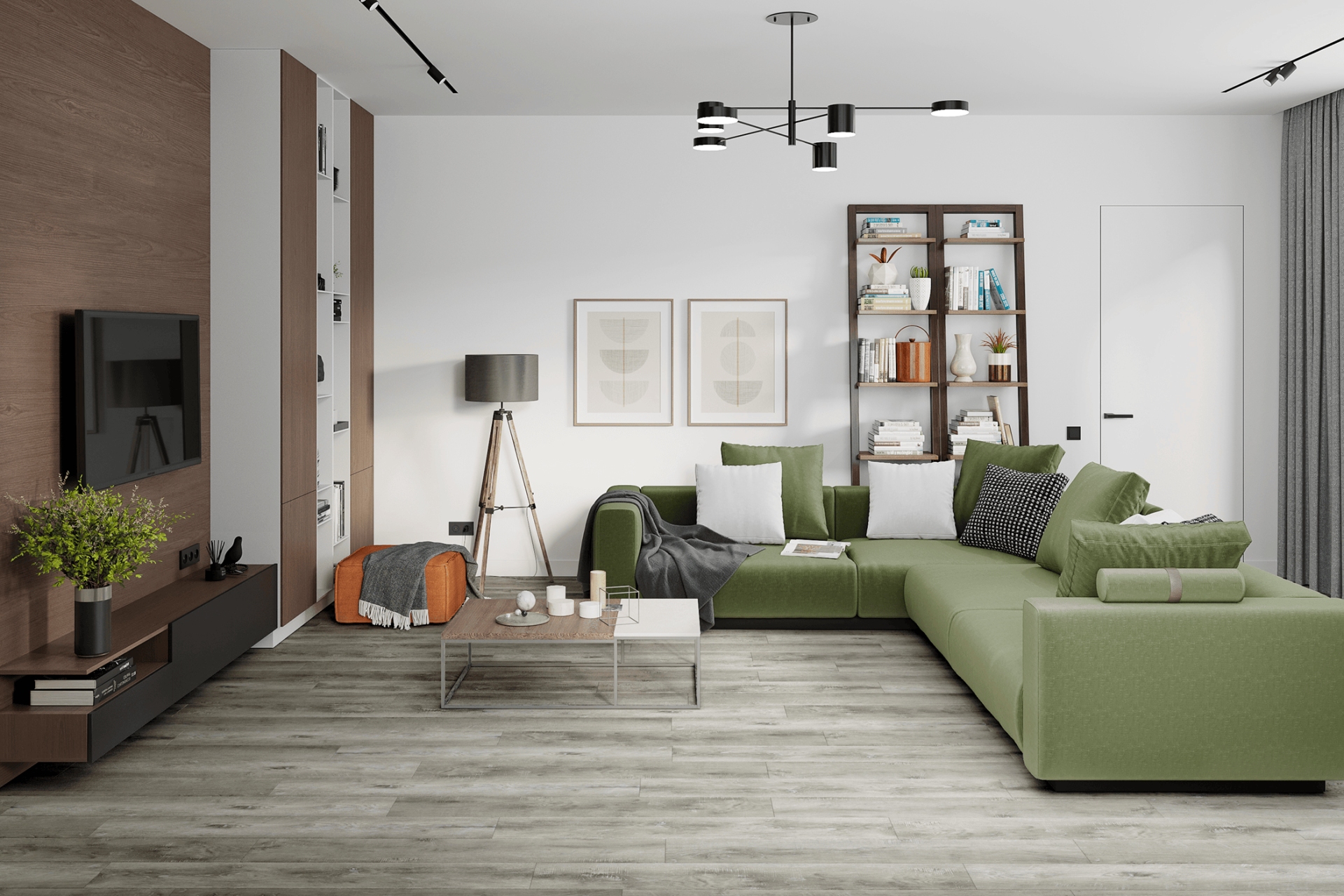 SPC ламинат «Damy Floor» Дуб Рустикальный Серый (1220*180*4 мм) — купить в Белгороде