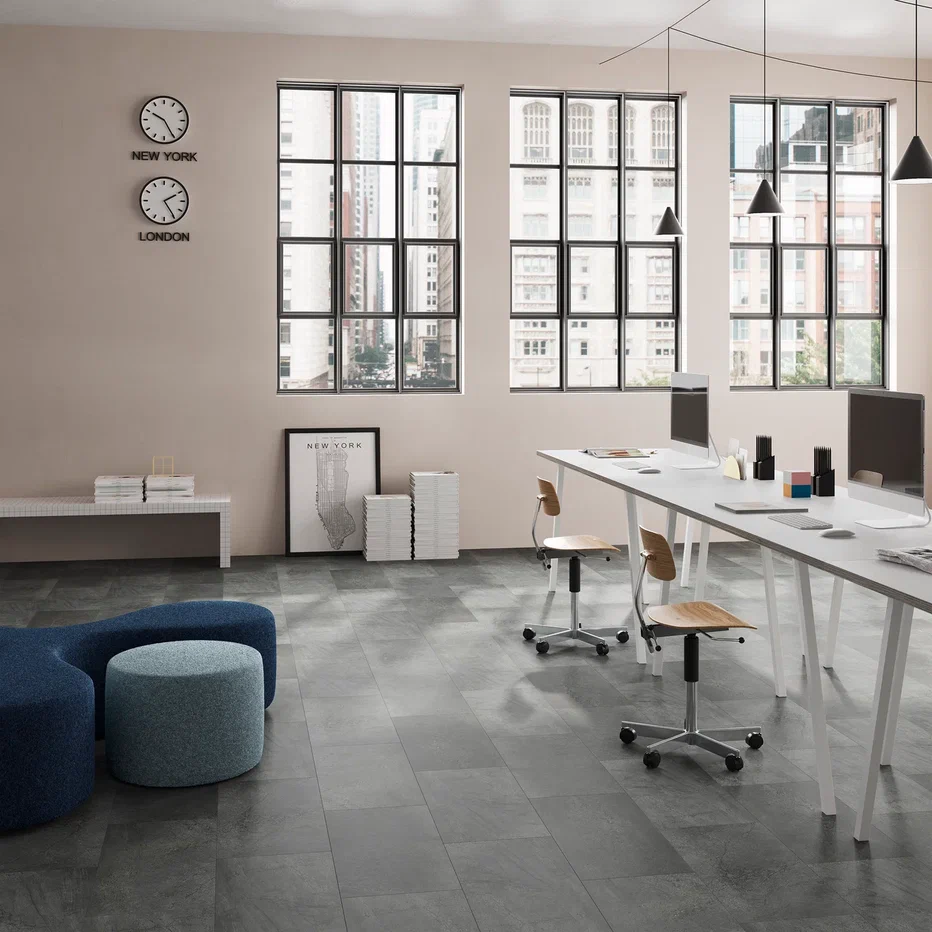 SPC ламинат "Invictus" Groovy Granite Steel (603*298*6мм) — купить в Белгороде