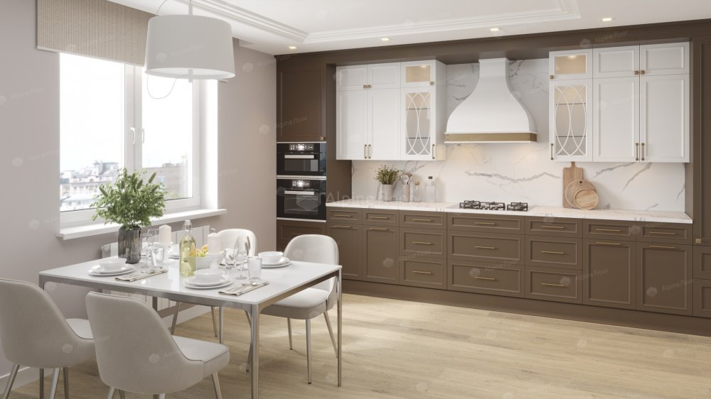 SPC Ламинат "Alpine Floor" Дуб капучино (1524*180*8 мм) — купить в Белгороде