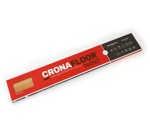 SPC ламинат "CronaFloor" Nano 4V Клен (1200*180*3,5 мм) — купить в Белгороде