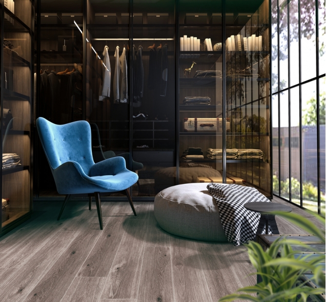 SPC ламинат "CronaFloor" Wood 4V Дуб Хельсинки (1200*180*4 мм) — купить в Белгороде