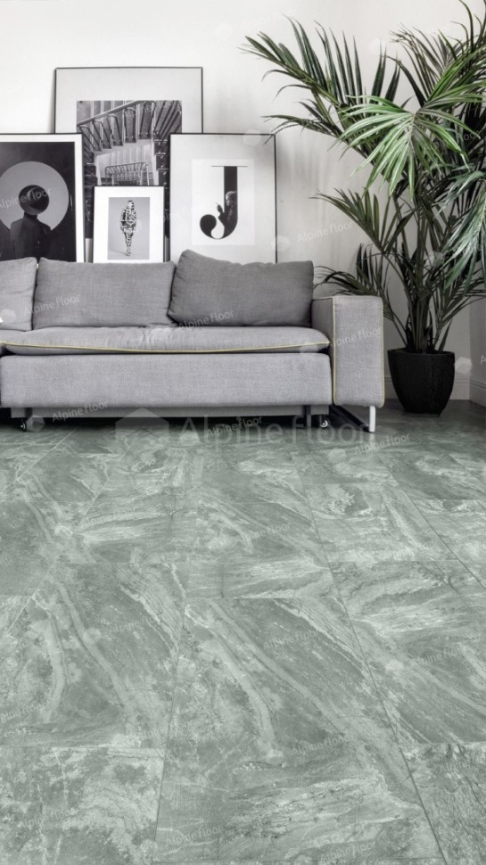 Виниловая плитка "Alpine Floor" Light Stone Хэмпшир (608*303*2,5 мм) — купить в Белгороде
