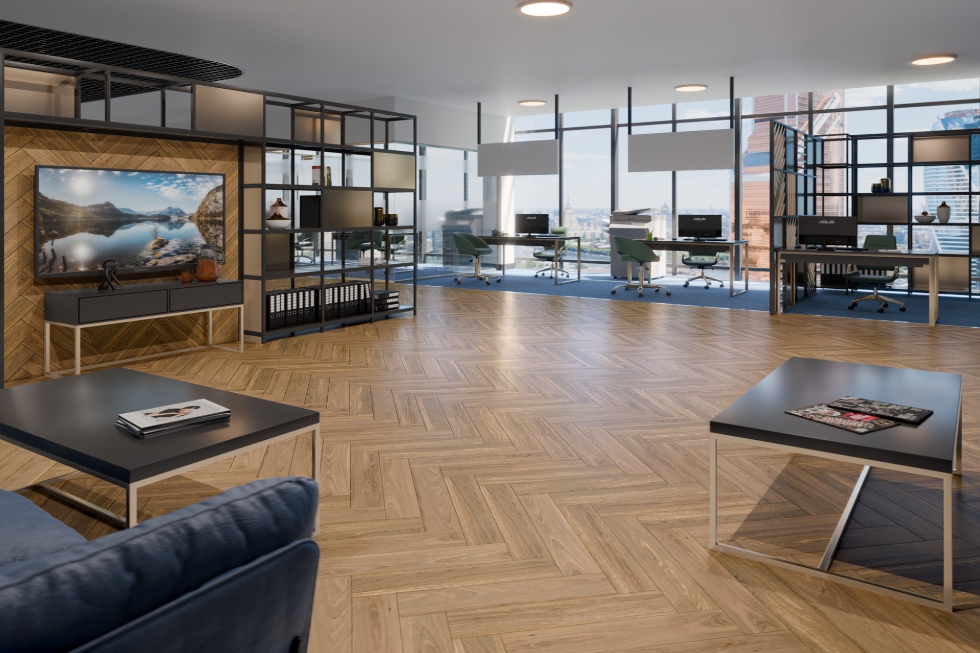 Инженерный паркет «Damy Floor» Натуральный (укладка елочкой) — купить в Белгороде