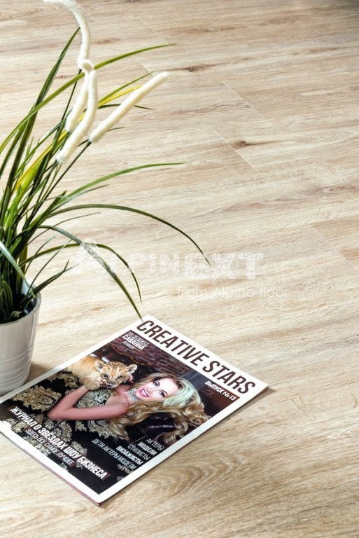 Замковая ПВХ плитка "Alpine Floor" Дуб Ваниль  (1220*183*4мм) — купить в Белгороде