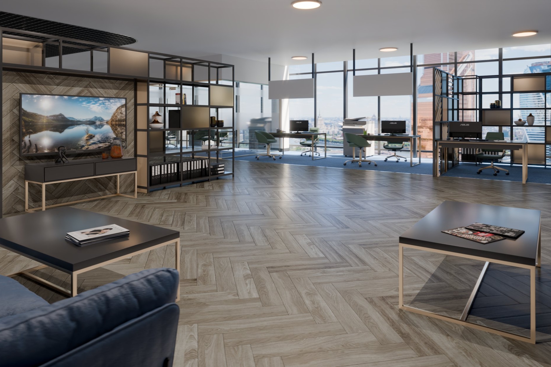 Инженерный паркет «Damy Floor» Скандинавский (укладка елочкой) — купить в Белгороде