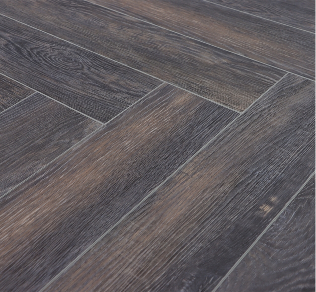 Виниловый ламинат SPC "Cronafloor" Herringbone Дуб Бордо (640*128*4,5 мм) — купить в Белгороде