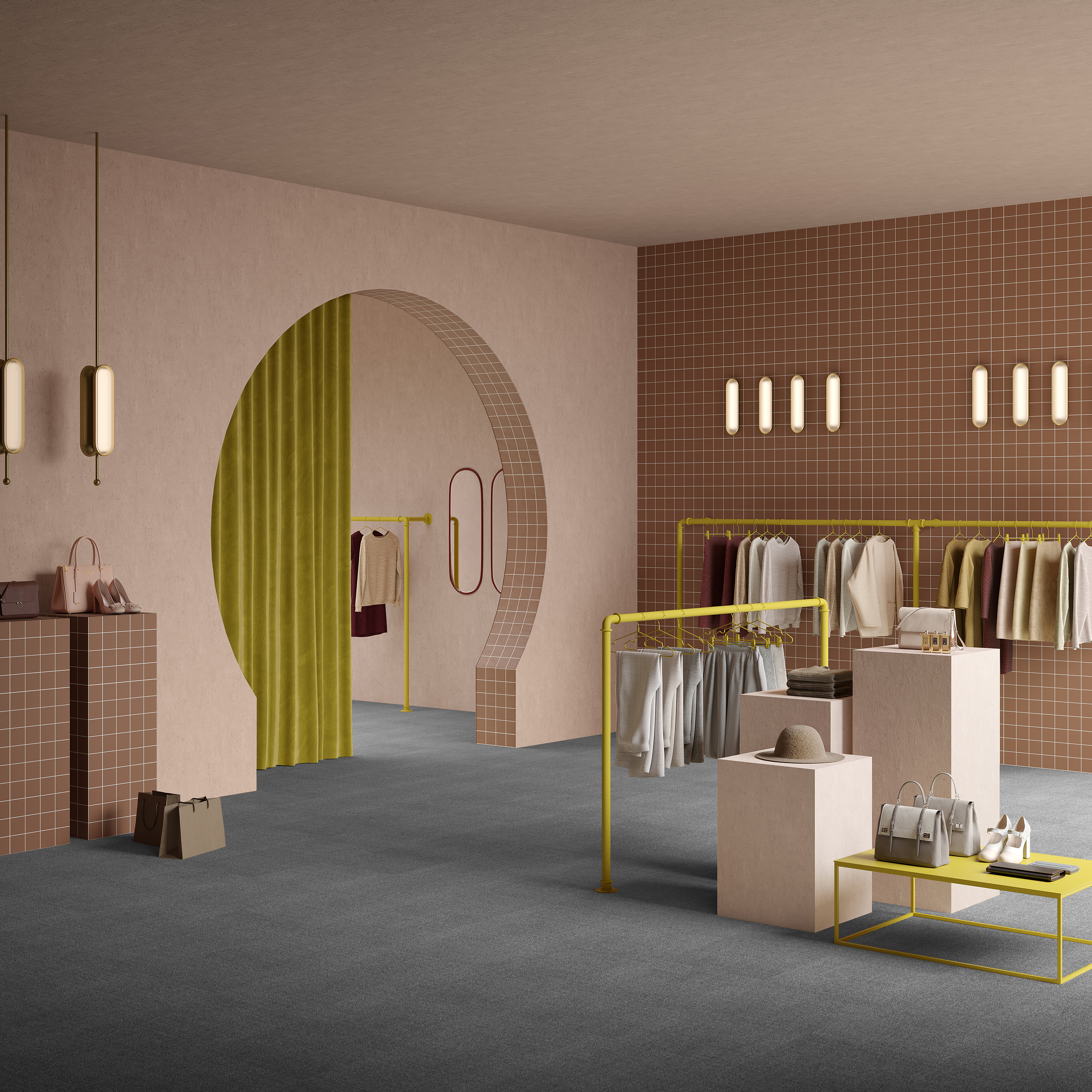 Ковровая плитка Mantra Tile 97 (500*500*6 мм) — купить в Белгороде