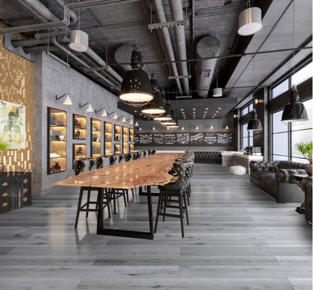 SPC ламинат "CronaFloor" Wood 4V Дуб Серый (1200*180*4 мм) — купить в Белгороде