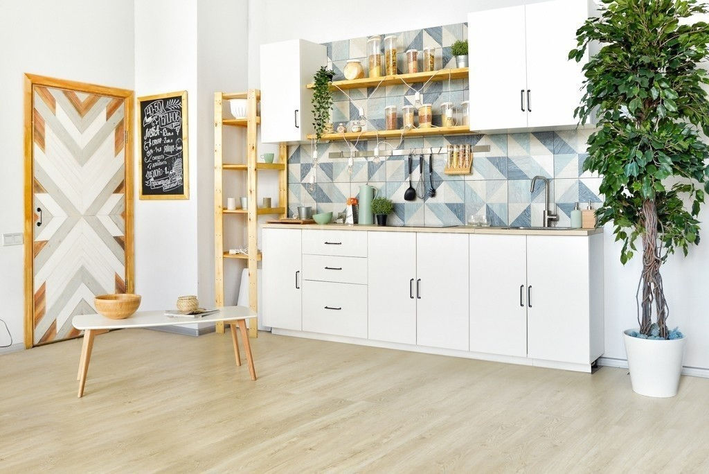 Замковая ПВХ плитка Секвойя Медовая  (1219*184*3,2мм) — купить в Белгороде