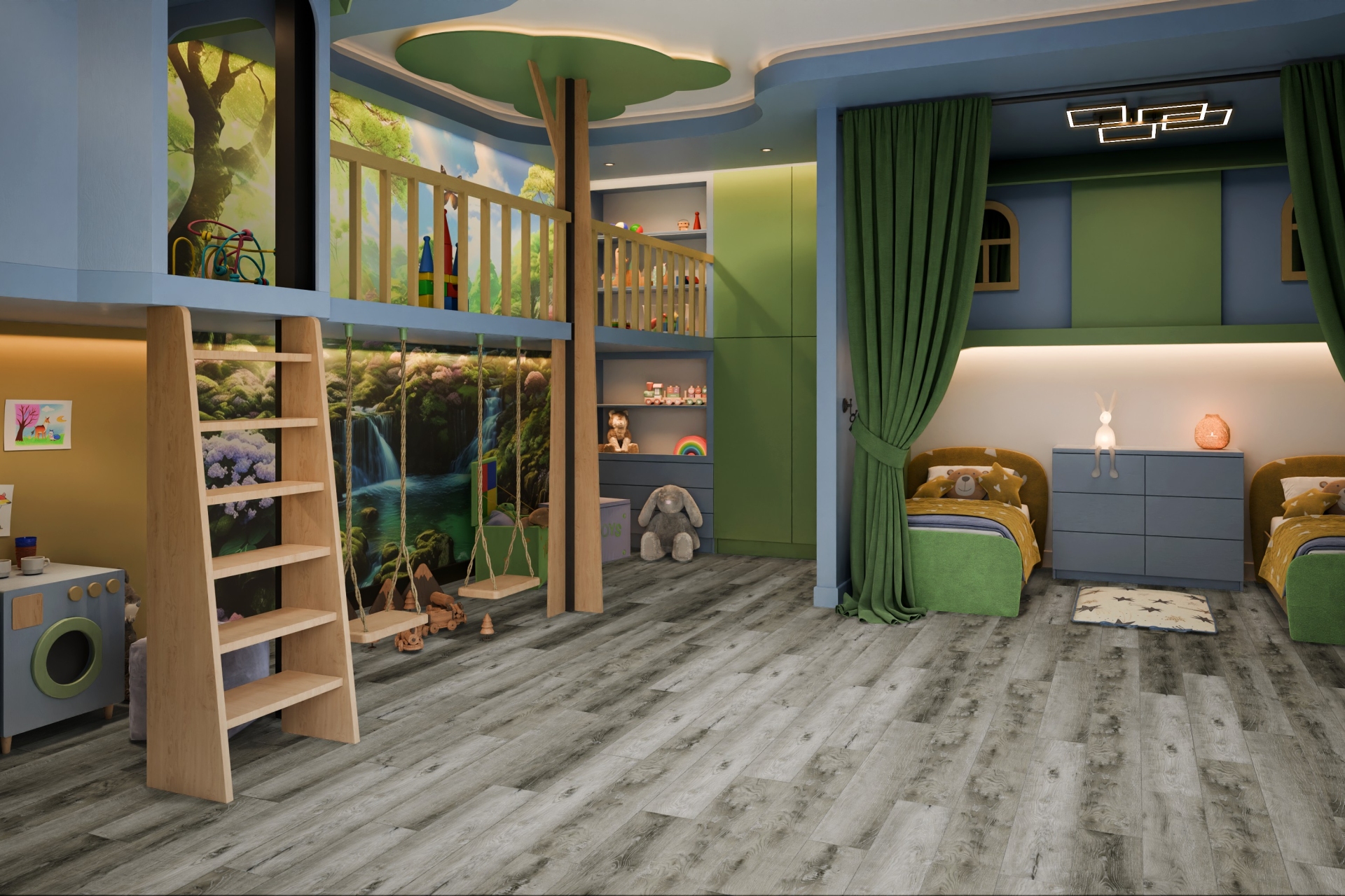 Усовершенствованная кварц-виниловая плитка «Damy Floor» Дуб Рустикальный Серый (1227*187*2,5 мм) — купить в Белгороде