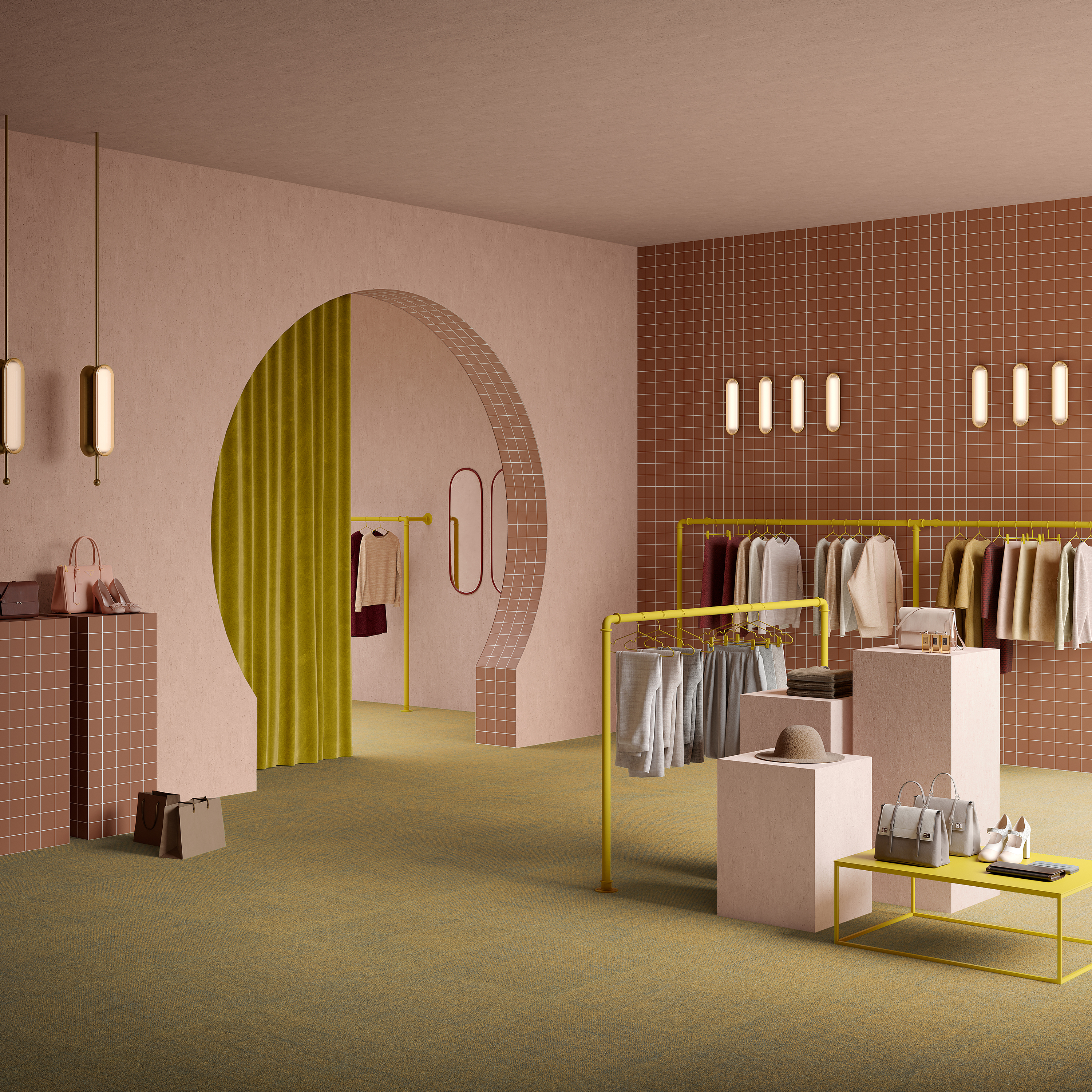 Ковровая плитка Mantra Tile 29 (500*500*6 мм) — купить в Белгороде