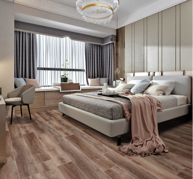 SPC ламинат "CronaFloor" Wood 4V Дуб Охрид (1200*180*4 мм) — купить в Белгороде