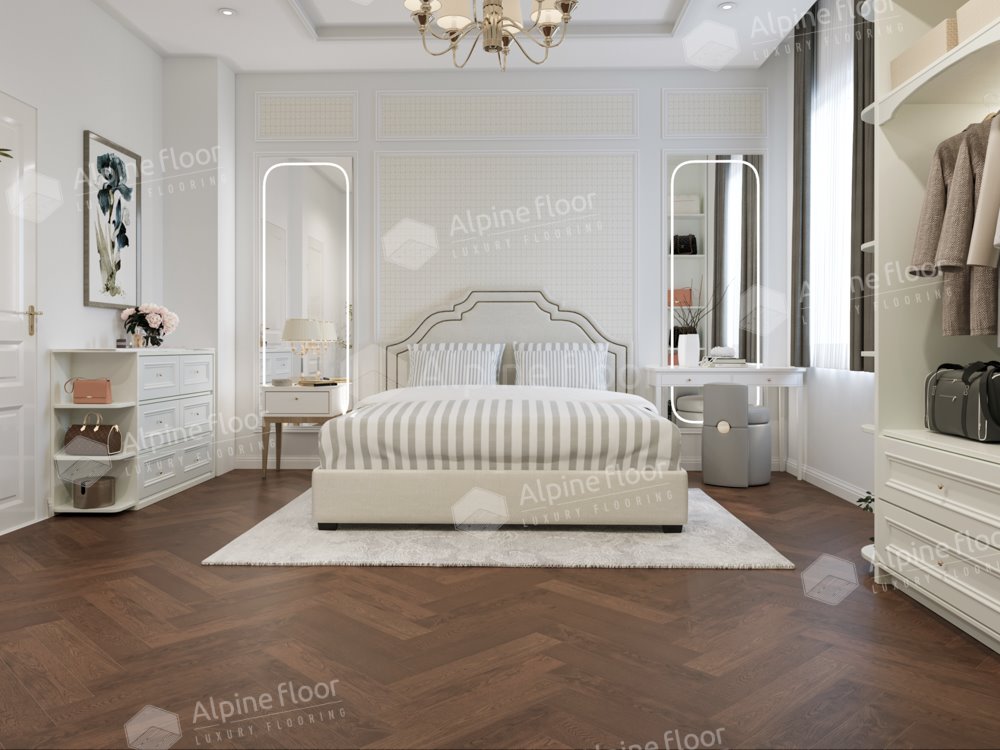 Инженерная доска "Alpine Floor" Дуб Браун (600*120*12 мм) — купить в Белгороде