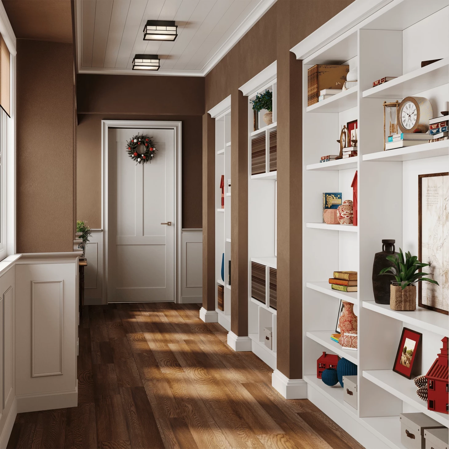 SPC плитка для пола Орех (1220*180*4 мм) — купить в Белгороде