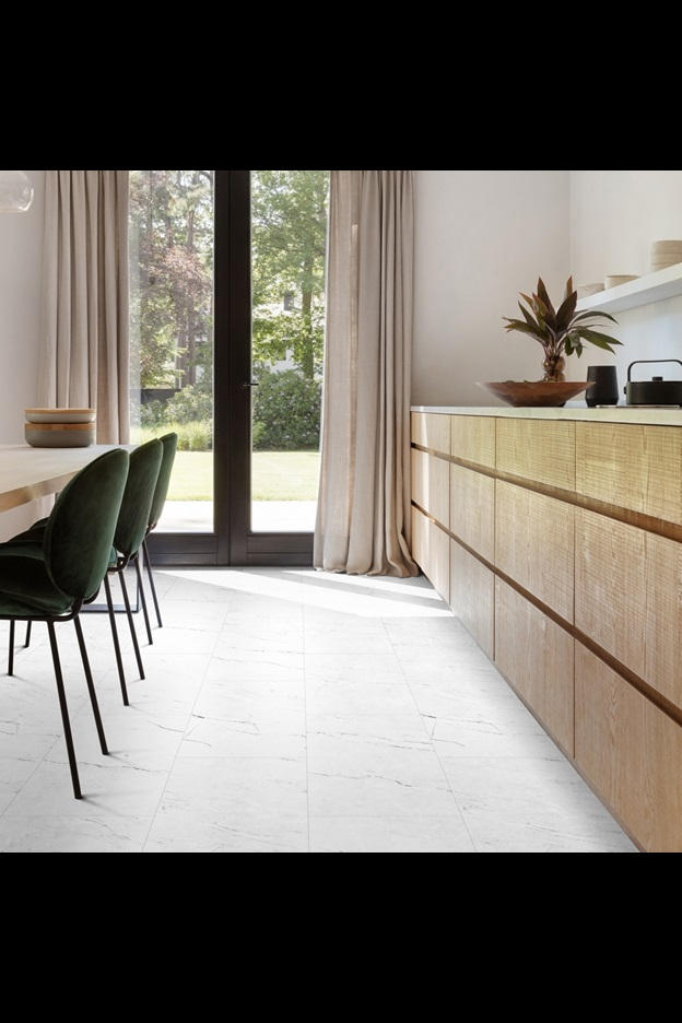 Замковая ПВХ плитка Carrara Marble 112 (610*303*5 мм) — купить в Белгороде