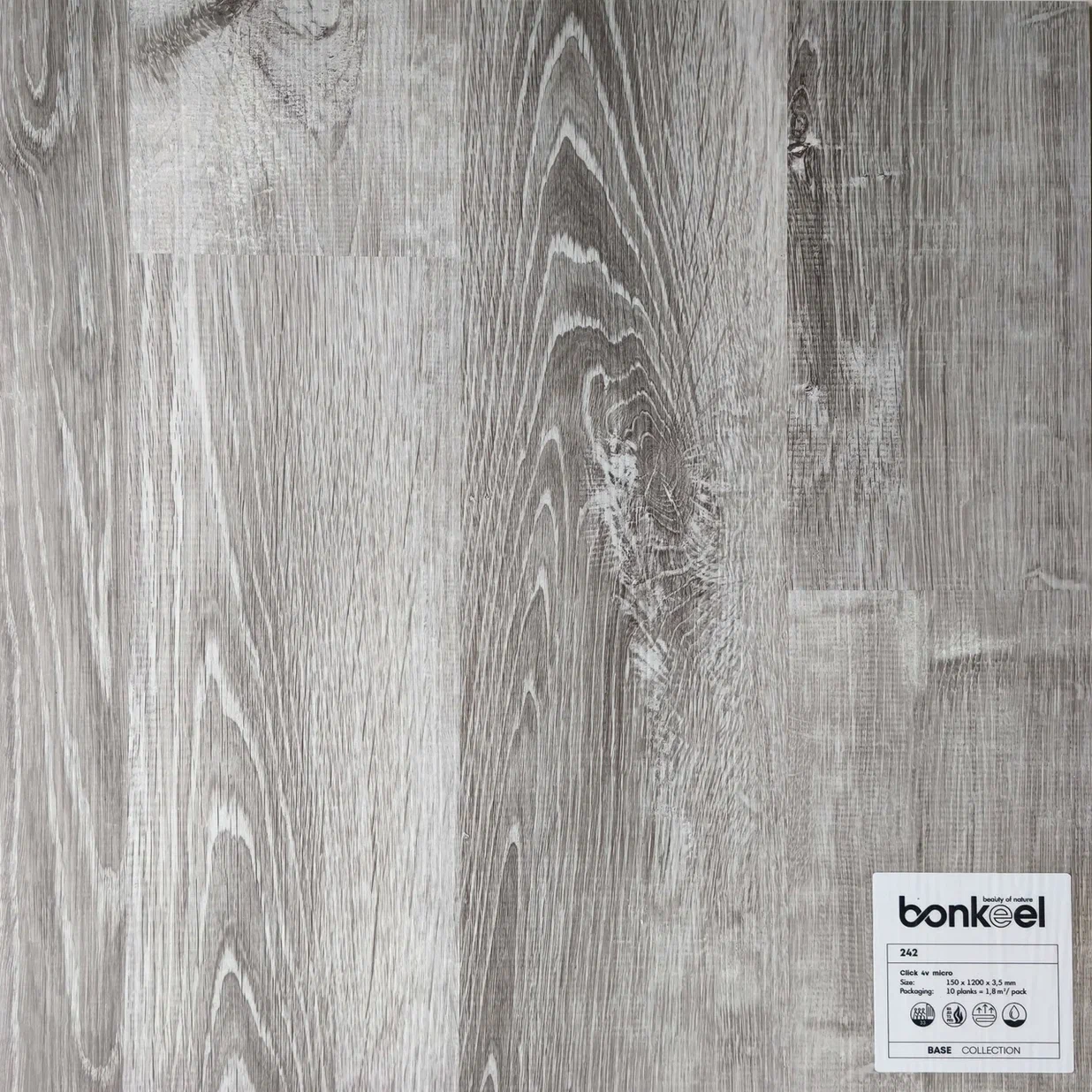 Плитка ПВХ "Bonkeel" Base New 242 (1220*150*3,5 мм) — купить в Белгороде