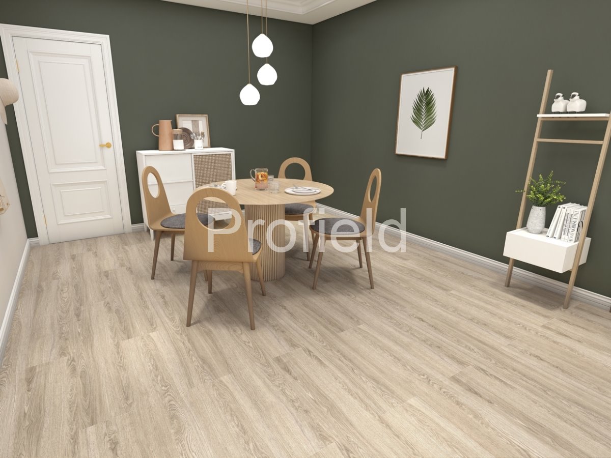 HSPC ламинат "Profield" Дуб Светлый (1200*228*5,5 мм) — купить в Белгороде