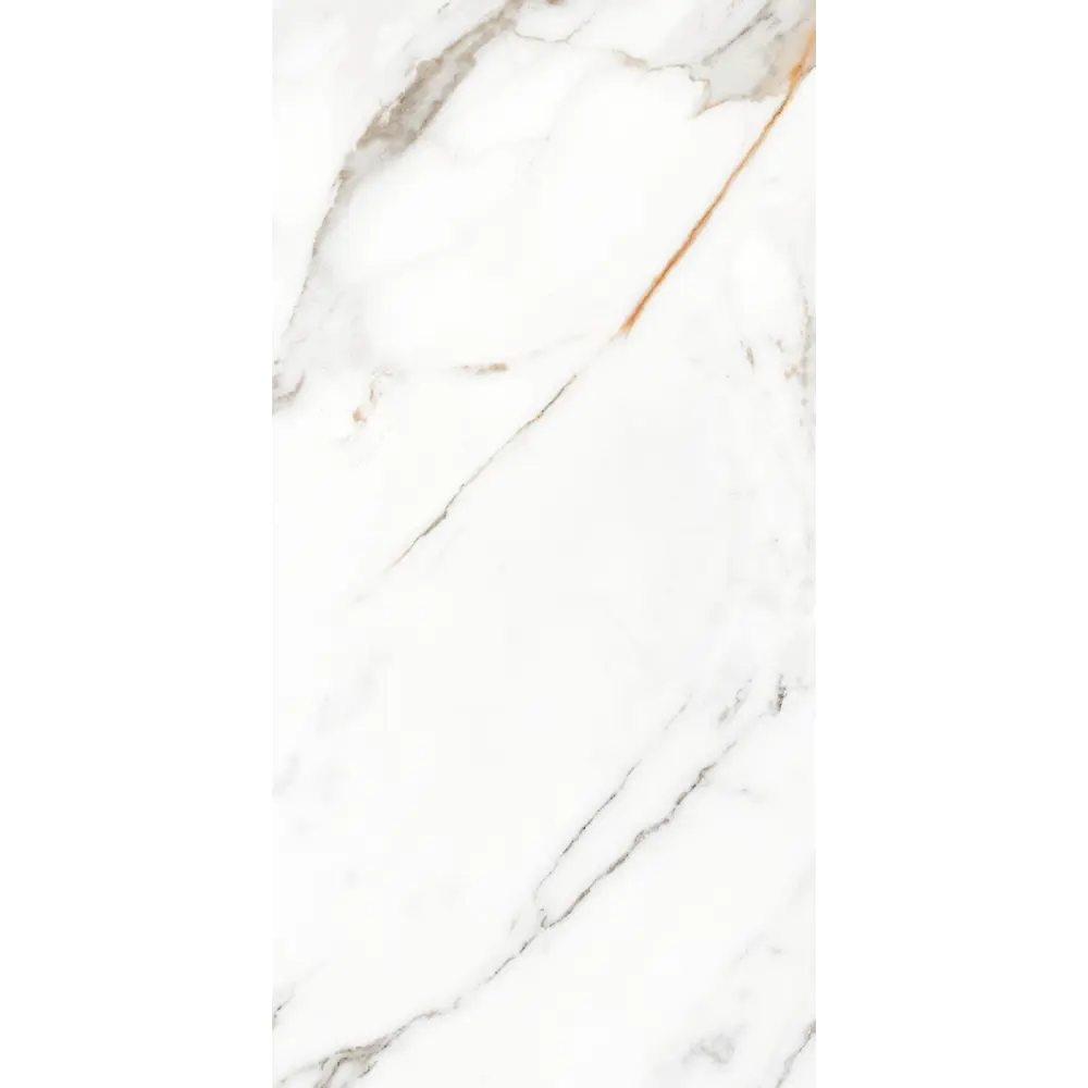 Керамогранит "Sonex" Miami Statuario Glossy полированный 60x120 см 1.44 м2 цвет белый с серыми разводами — купить в Белгороде