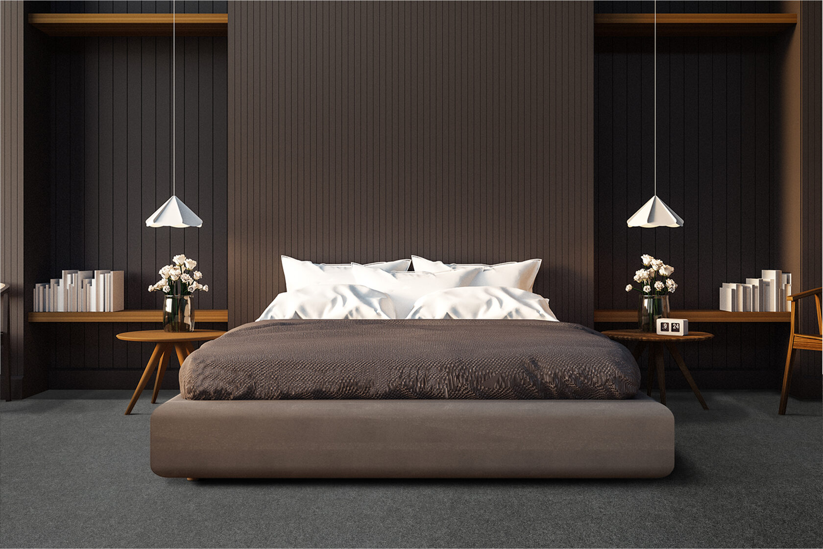 Ковровое покрытие "Bonkeel" Color Rib Ebony 98 (ширина 1м/3м/4м) — купить в Белгороде