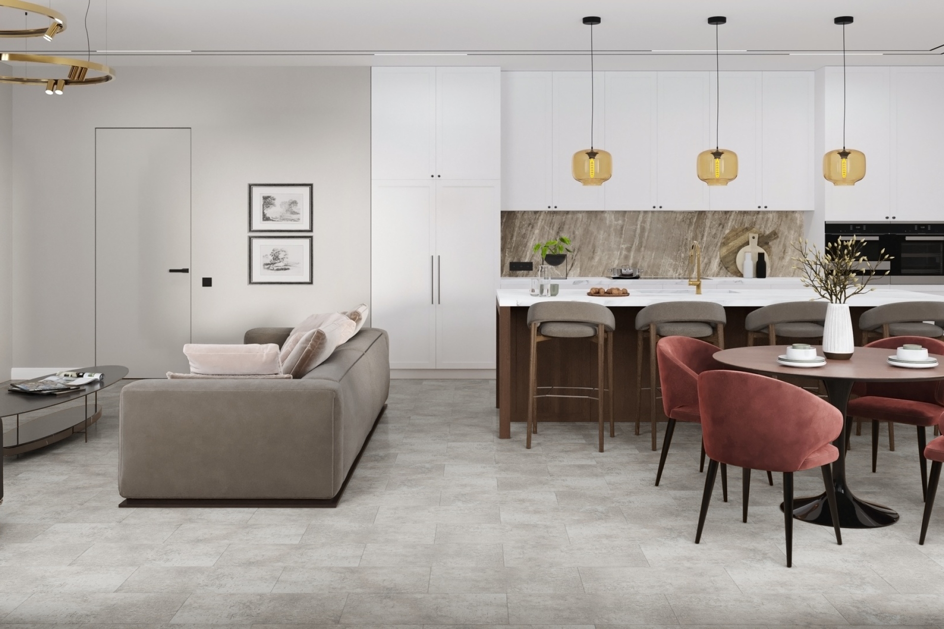 SPC плитка «Damy Floor» Фудзияма (610*305*5 мм) — купить в Белгороде