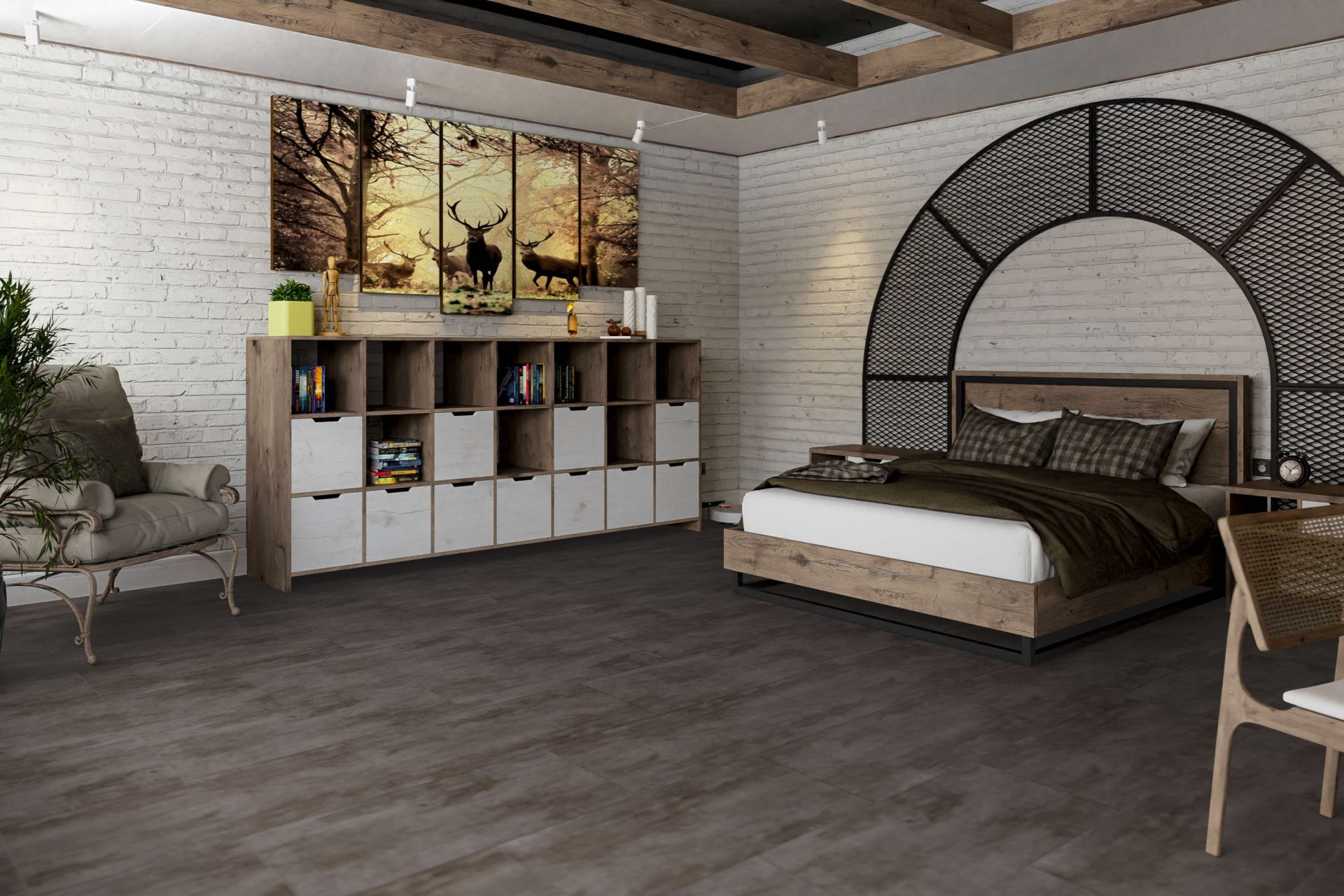 Усовершенствованная кварц-виниловая плитка «Damy Floor» Арарат (912,4*455,2*2,5 мм) — купить в Белгороде