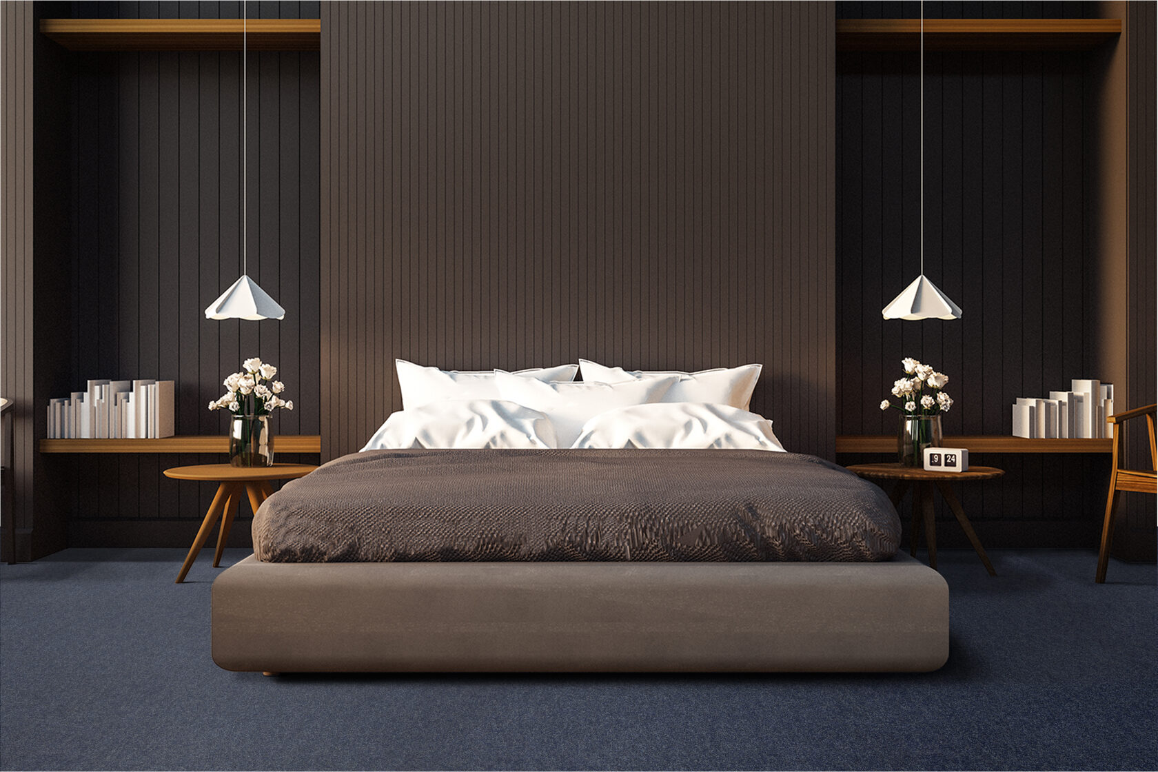 Ковровое покрытие "Bonkeel" Color Rib Blue Bottle 78 (ширина 1м/3м/4м) — купить в Белгороде