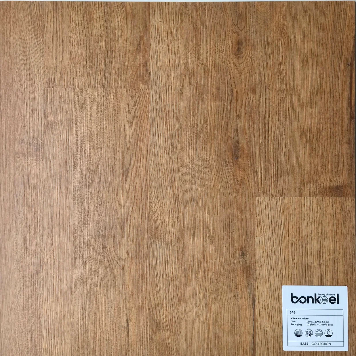 Плитка ПВХ "Bonkeel" Base New 345 (1220*150*3,5 мм) — купить в Белгороде