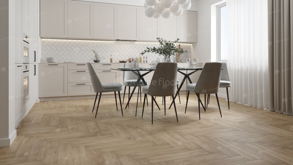 Виниловая плитка "Alpine Floor" Parquet LVT Дуб Ваниль Селект (590*118*2,5 мм) — купить в Белгороде