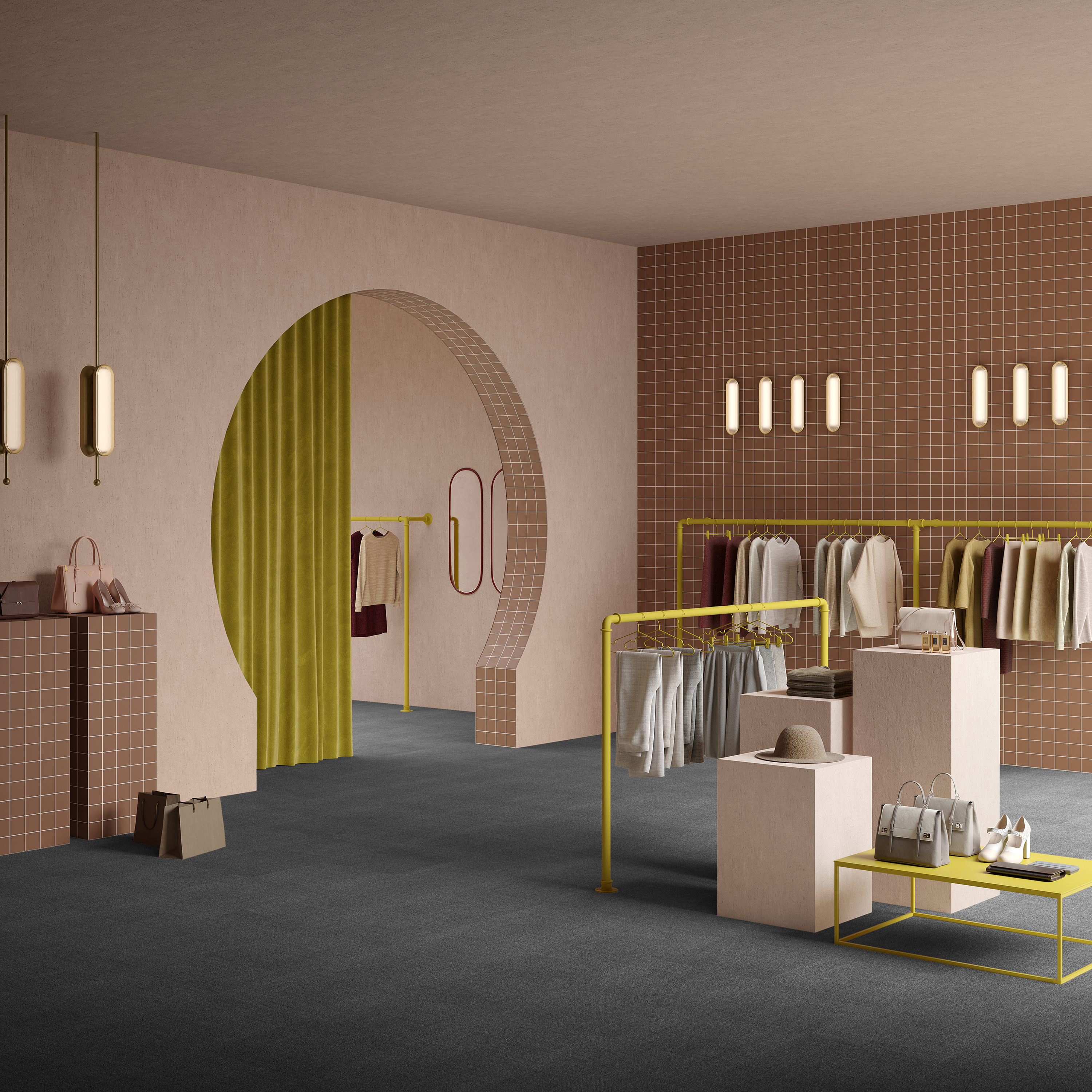 Ковровая плитка Mantra Tile 98 (500*500*6 мм) — купить в Белгороде