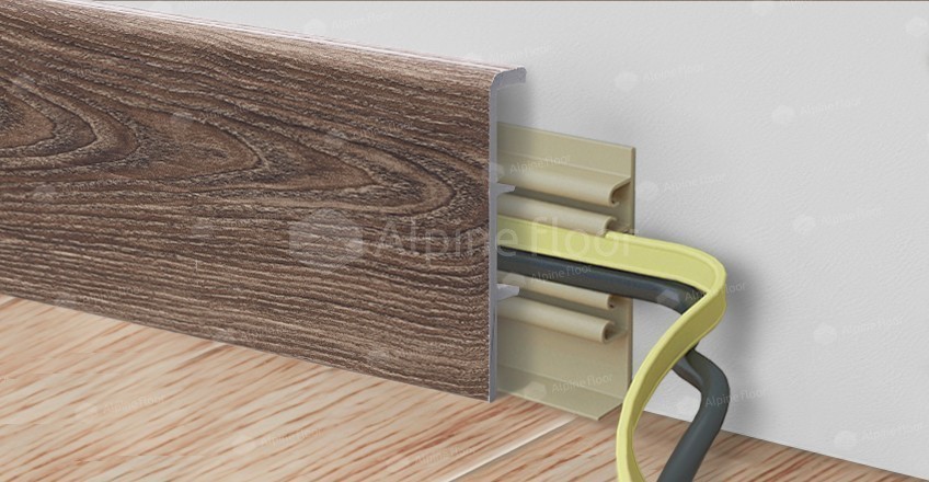 Напольный плинтус Rico Concept 80 Дуб фисташковый (2200*20*80 мм) — купить в Белгороде