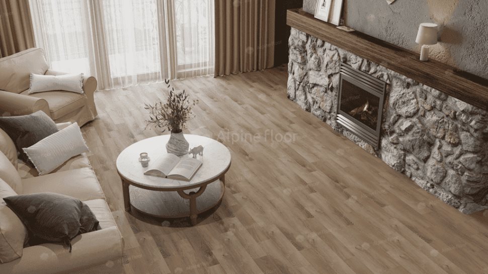 Виниловый ламинат "Alpine Floor" Parquet Light Дуб Синистра (600*125*4 мм) — купить в Белгороде