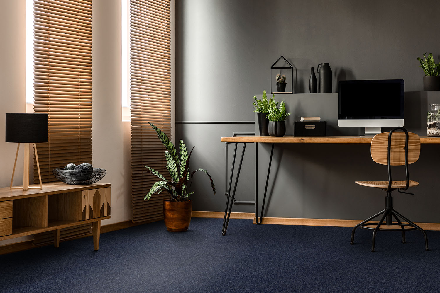 Ковровое покрытие "Bonkeel" Color Rib Blue Bottle 78 (ширина 1м/3м/4м) — купить в Белгороде